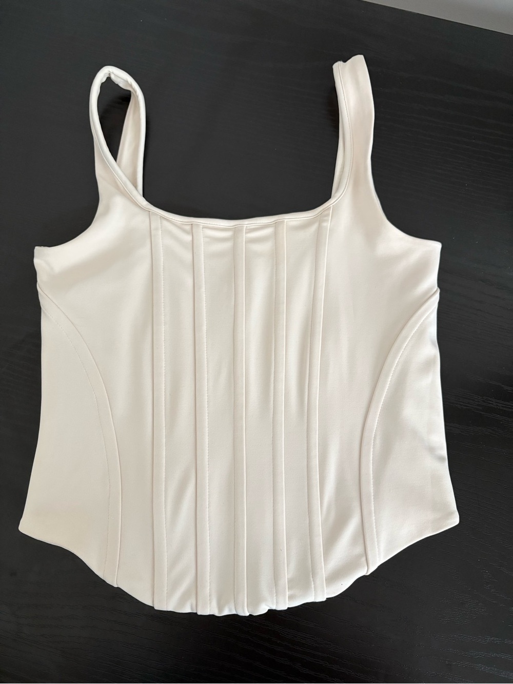 NWOT Express Body Contour High Compression Matte Corset Cropped Tank